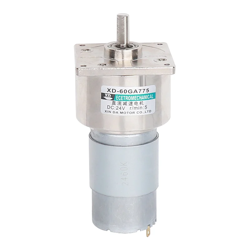 60GA775 мотор-редуктор постоянного тока 12 В 24 35 Вт с высоким крутящим моментом и