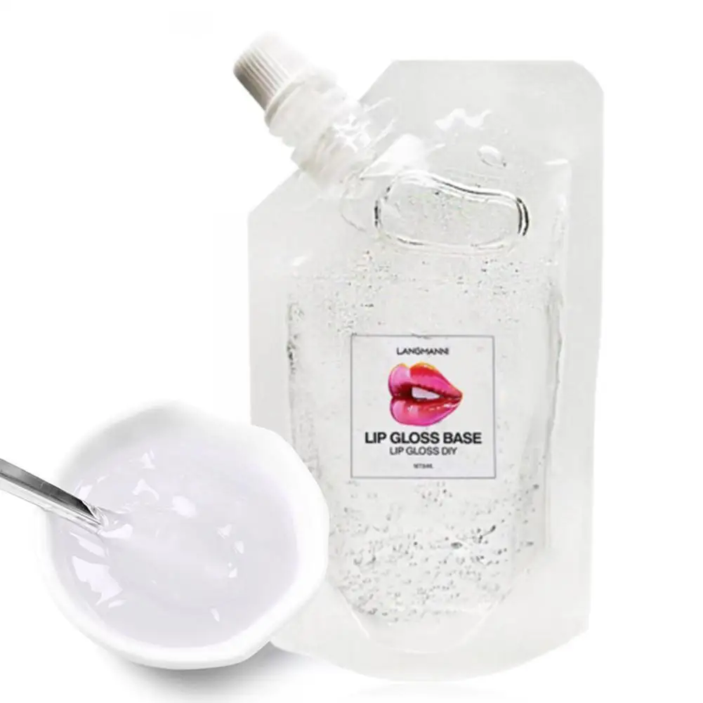 

DIY Lip Gloss Base Oil Moisturizing Clear Lip Gloss Gel 50ml Liquid Gloss Lipstick Material Lip Business I4M7