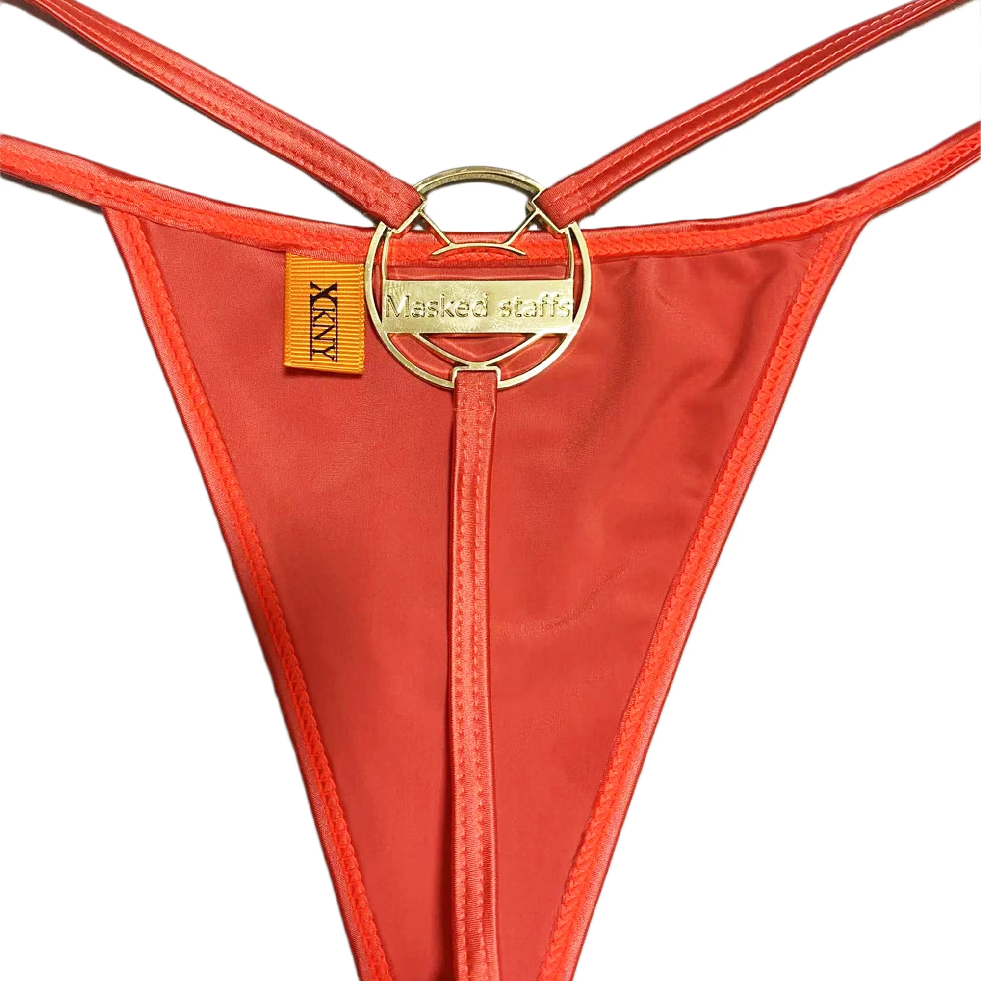 XCKNY Satin oily thong sexy silky bikini superfine back panty Sexy Sports Swimsuit Bottoms men's and women's thong