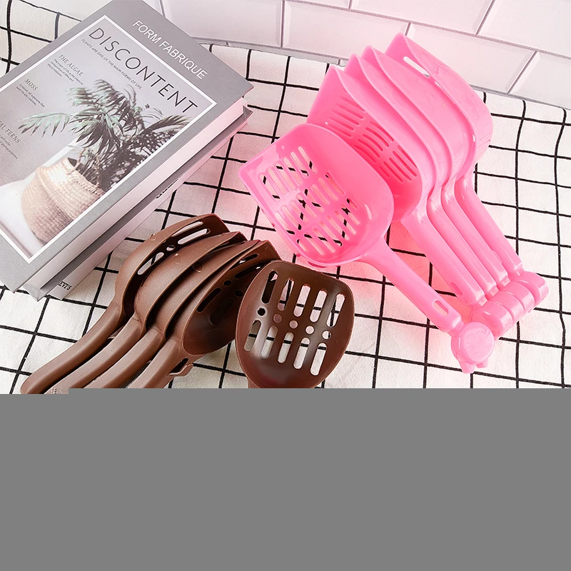 

1 шт., лопатка для кошачьего туалета, с эргономичной ручкой