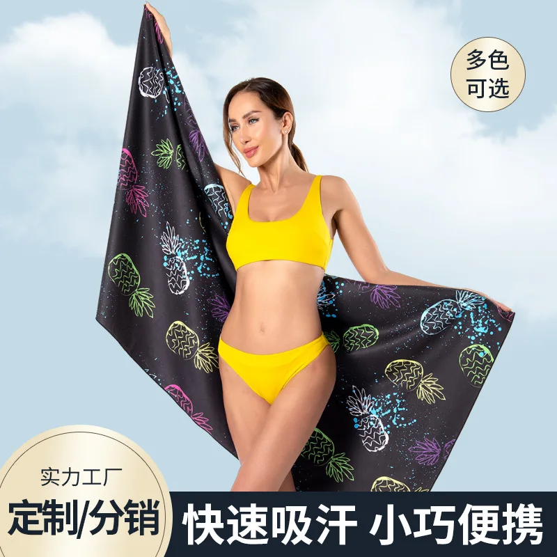 

High quality pollution-free printing quick drying bath towel beach towel