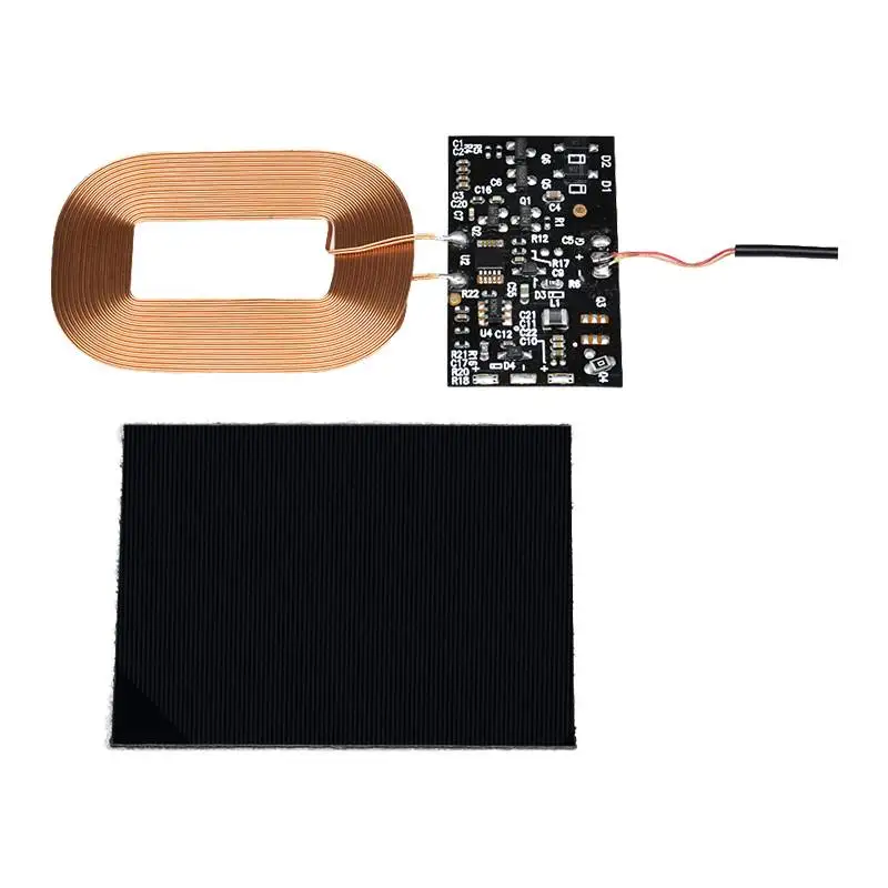 

DIY Qi Standard Wireless Charging Coil Receiver Module Circuit Board DIY Coil For Phone For Battery 5V 1A Fast Quick Charger