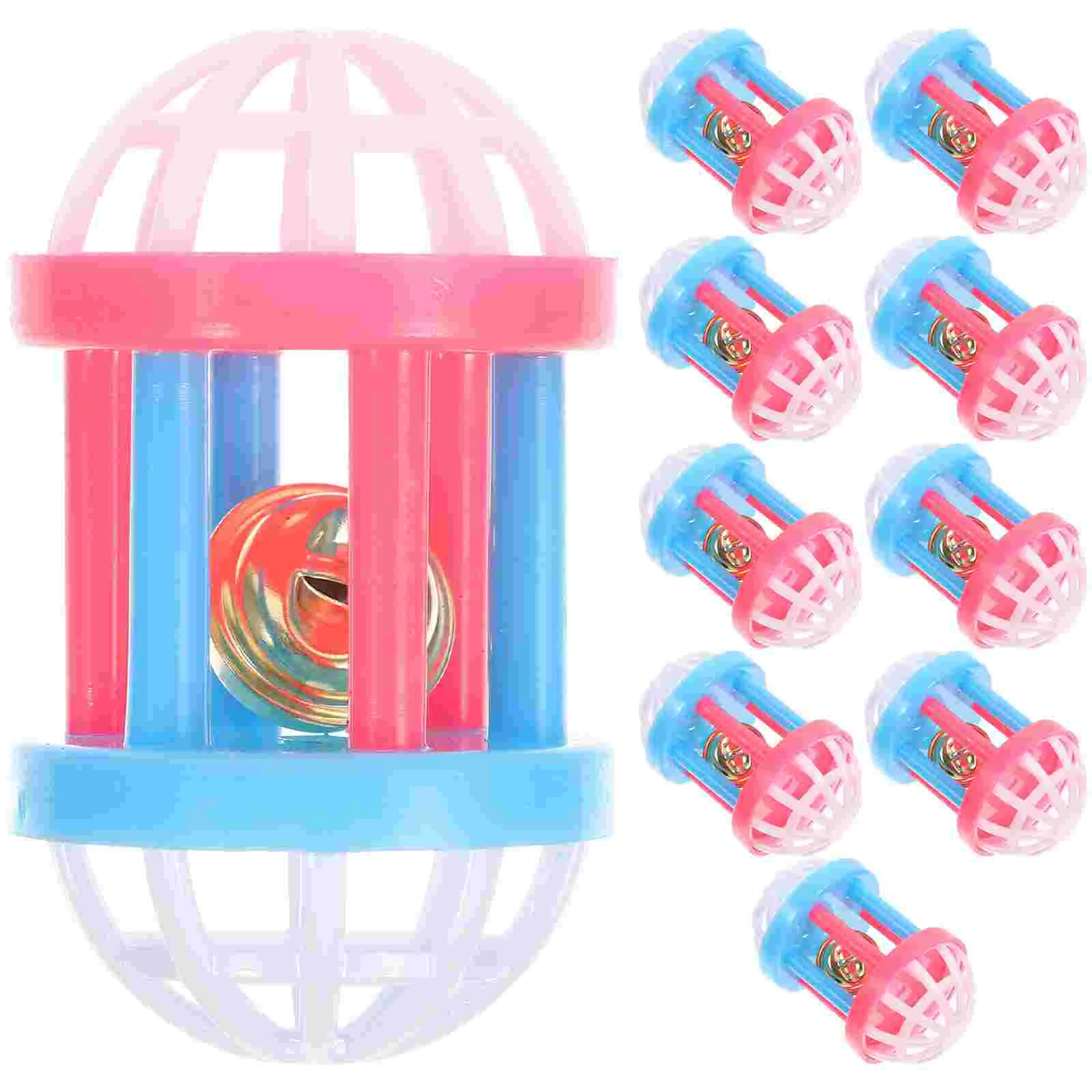 

Smallhamster Petbell Bunny Animal Supplies Ballscylinder Plaything Sound Bells Bird Rattankitten Play Treat Rabbit Foot Cage