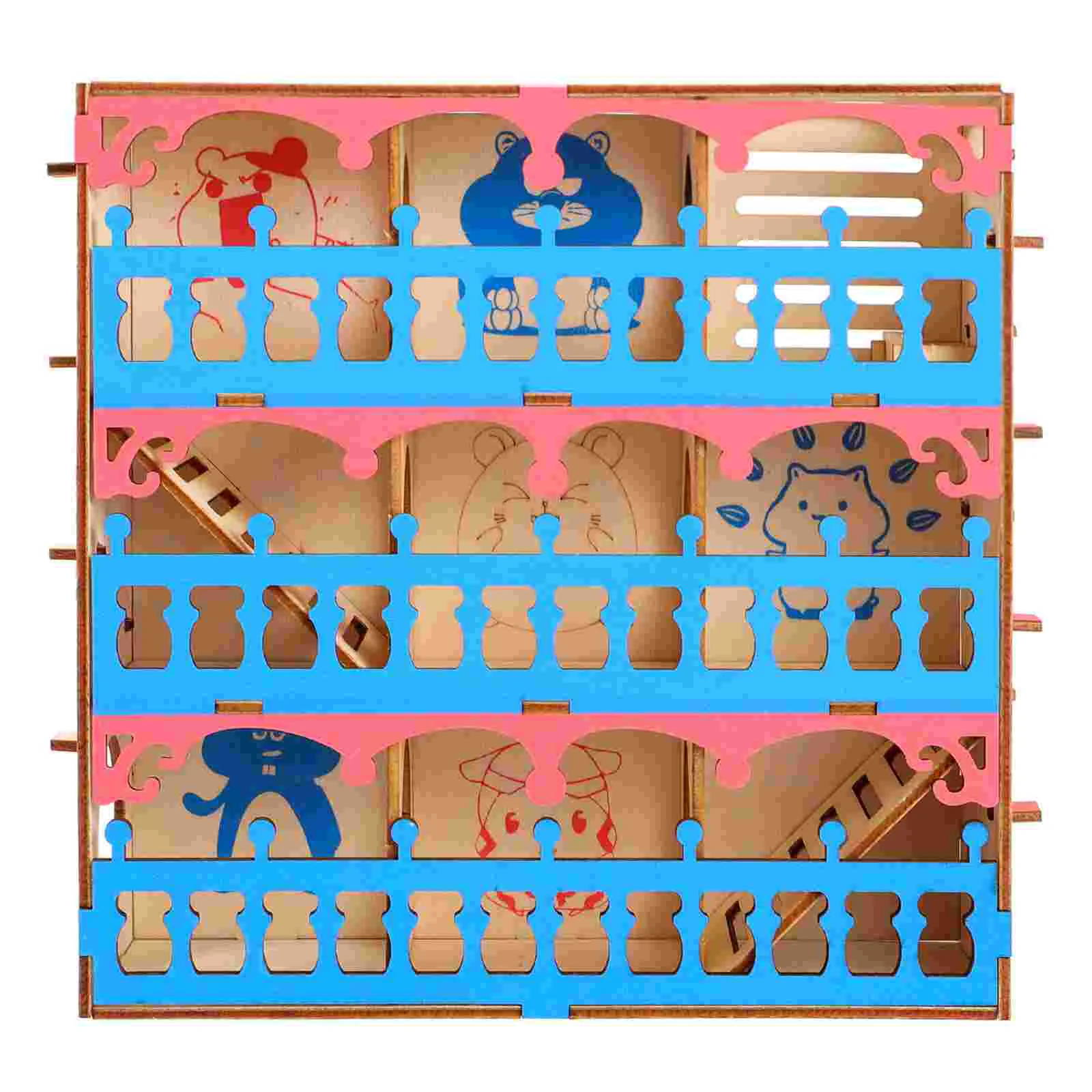 

Hamster Toys Hideout Tubes Accessories House Maze Hideouts Dwarf Tunnels Wood Hide Glider Sugar Gerbil Cage Stuff Wooden Toy
