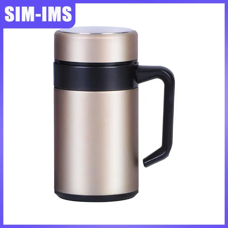 

Home Office Fashionable Coffee Mug With Lid 500ml Tea Mug With High Beauty Fresh And Simple Mugs Wholesale Gift Portable Simple