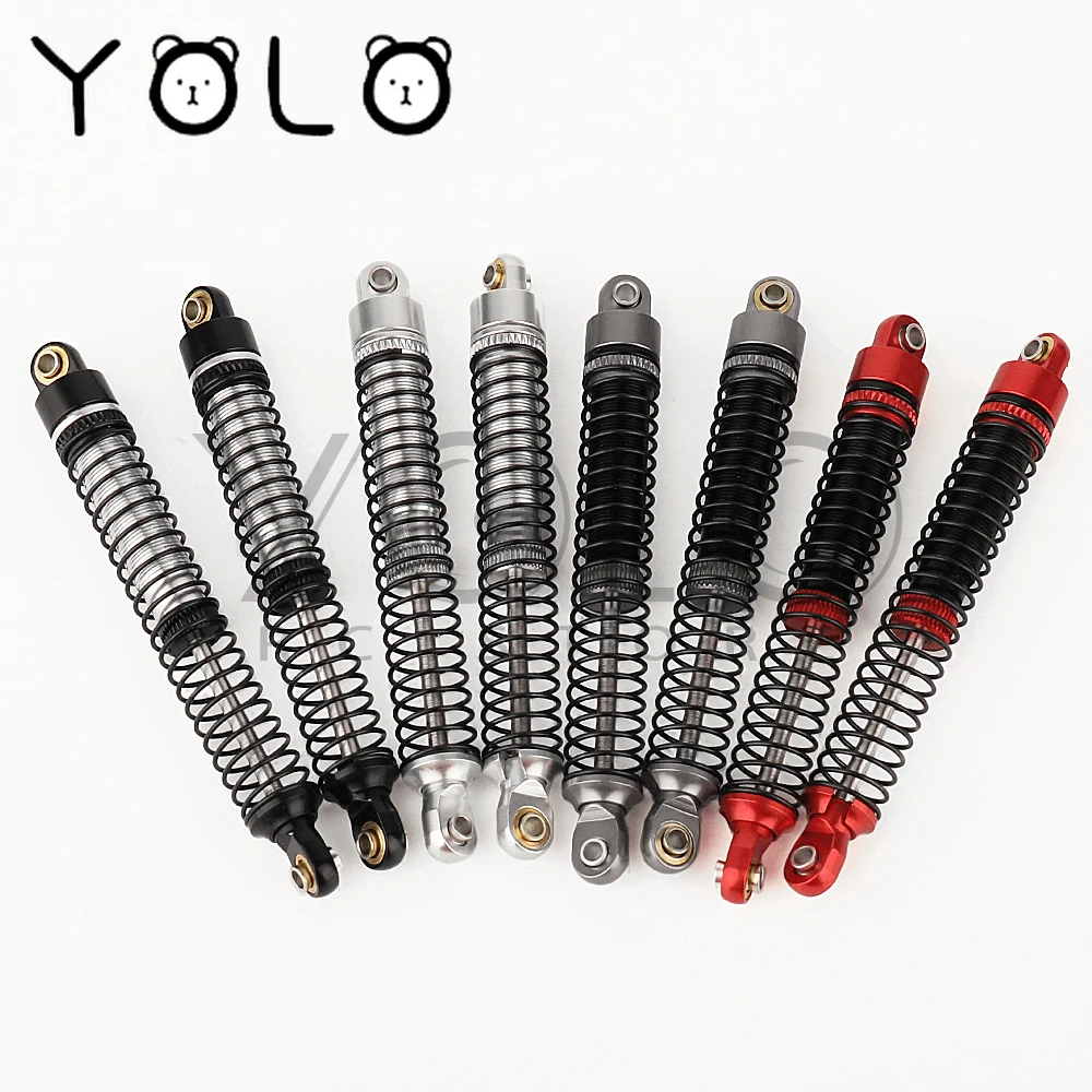 4 шт. 78 мм алюминиевые амортизаторы для 1/18 RC Crawler TRX4M TRX-4M Бронко Defender обновленные