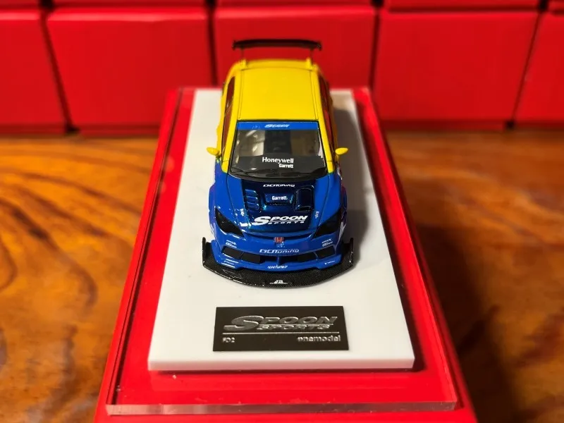 

1:64 Honda Civic FD2 Spoon Center Steering Wheel Onemodel Simulation Car Model