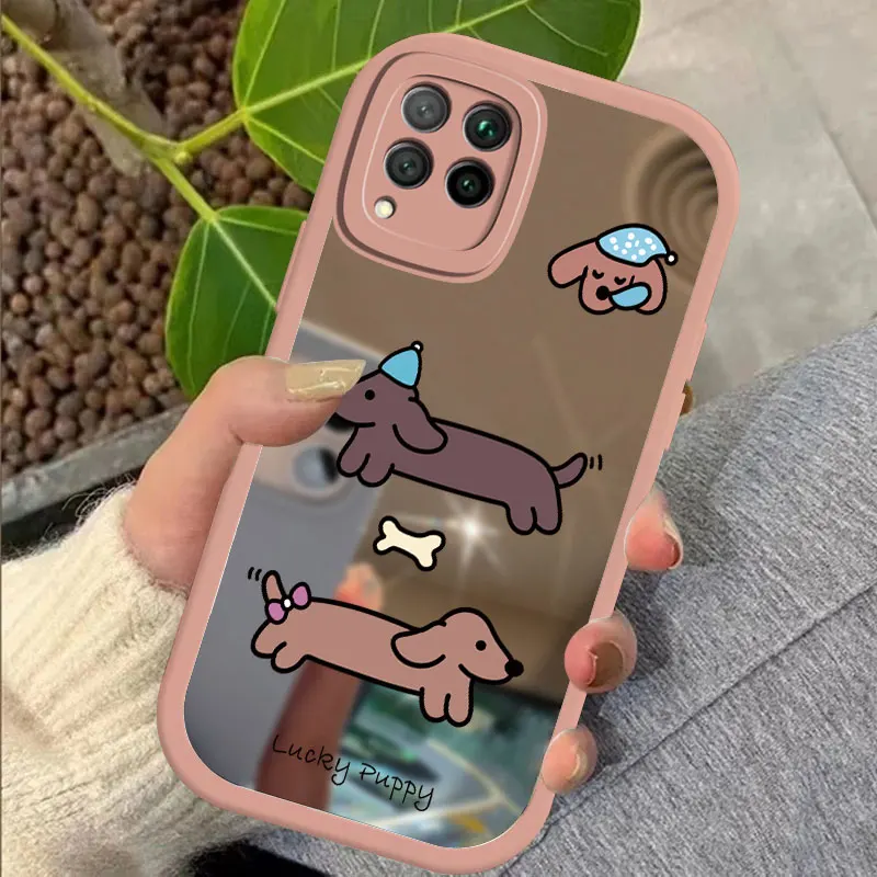 Чехол для макияжа Honor 20 Nova 5T с зеркалом Huawei 7 SE 7i 6 4E Y9 Prime 2019 Magic 5 Pro мягкий милый