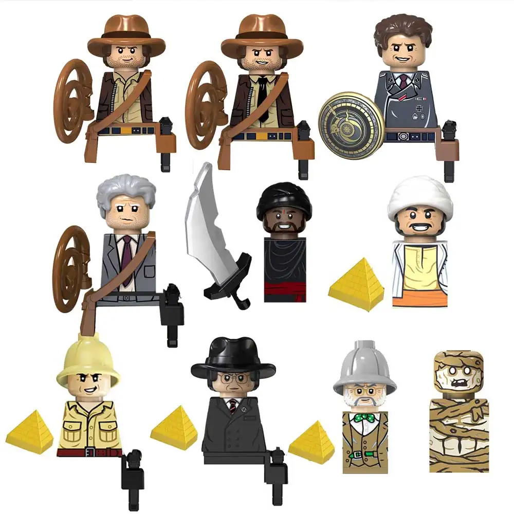 

Blocks TV6301 Movies Indiana Jones Professor Henry Jones Mummies Anime Bricks Dolls Mini Action Toy Figures Building Blocks