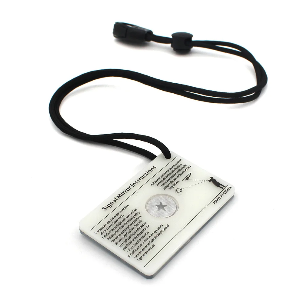 

Survival Signal Mirror For Outdoor Marine Kayak, Field Survival Signal Mirror, Survival Tool Signal Mirror Reflection