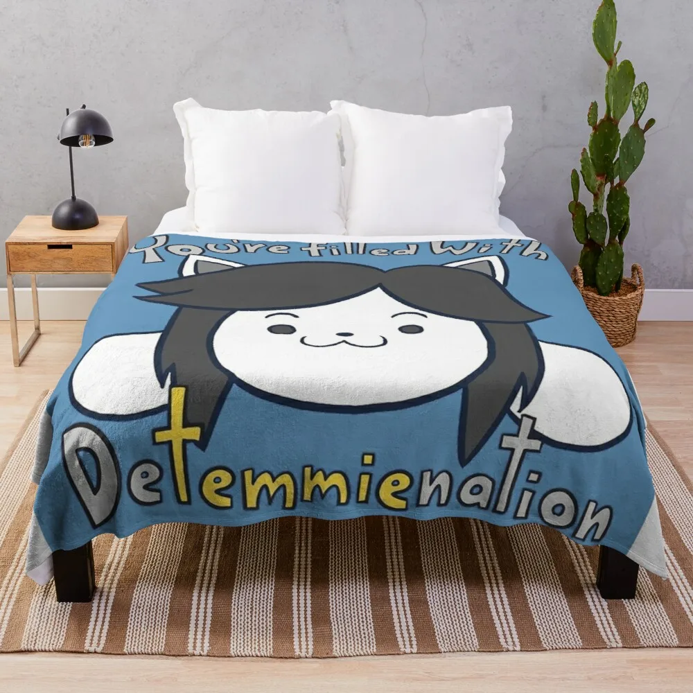 

You're filled with Detemmienation Throw Blanket luxury designer blanket