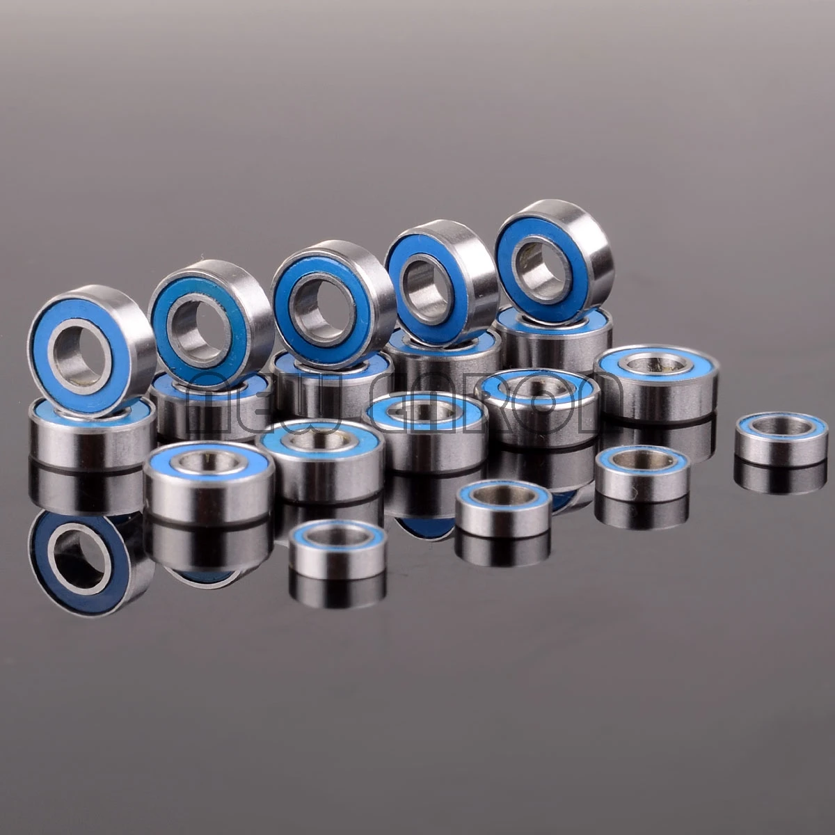 

NEW ENRON Chrome Steel Ball Bearing Metric Blue Rubber Sealed on Two Sides 19PCS Stampede Bandit Kit FOR RC Traxxas Slash 2WD