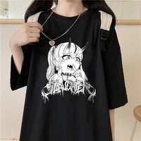 japanese anime oversized t shirts unisex short sleeves t shirts summer casual harajuku streetwear tops female t shirts clothes