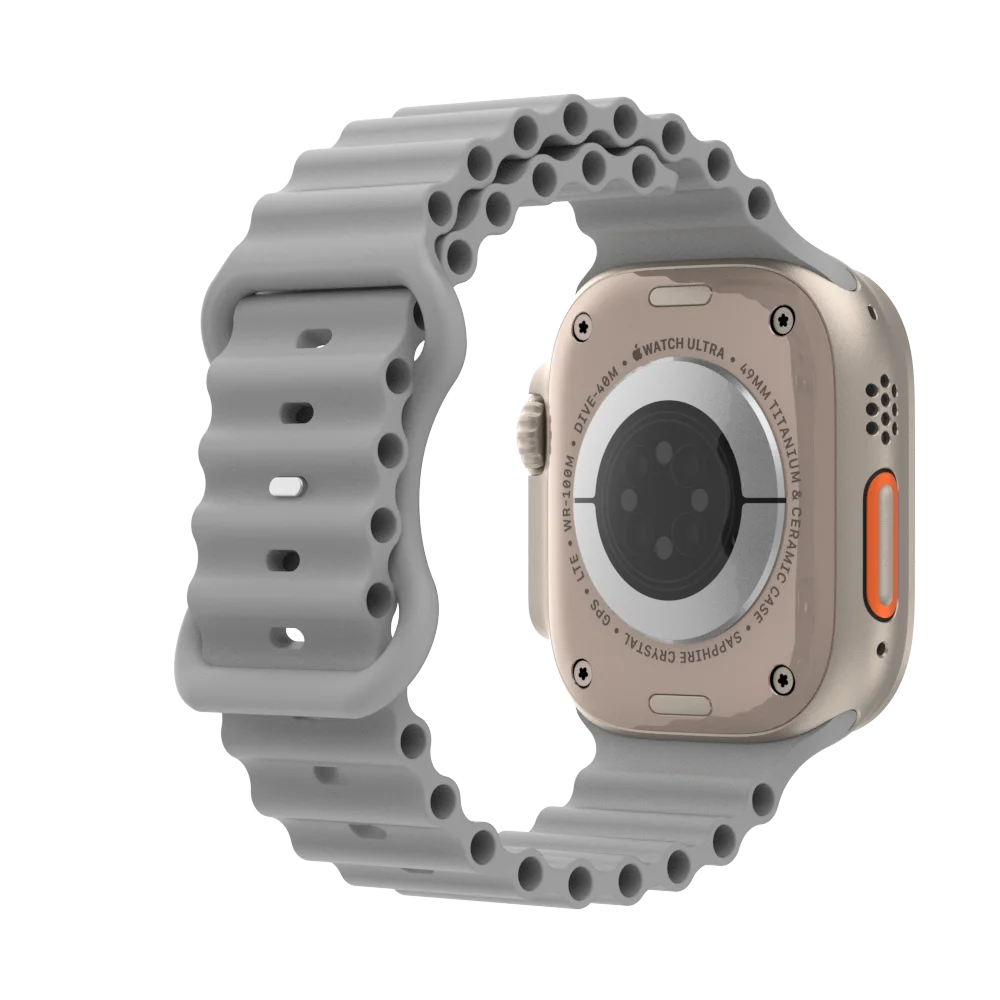 Ocean Strap For Apple Watch 8 Ultra 49mm Band 44mm 40mm 45mm 41mm 42mm 38mm Silicone Bracelet For iWatch Series7 6 5 4 3 SE Belt