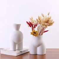 ceramic human body shape vase nude naked girl butt ceramic flower vase flower arrangement modern home creative decoration