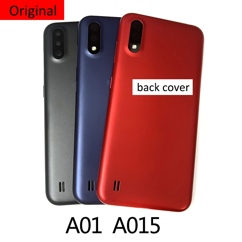 

Original New A01 A015 Shell Battery Case Cover Rear Door Samsung Galaxy A01 A015 SM-A015F SM-A015G Housing Back Case Back Cover