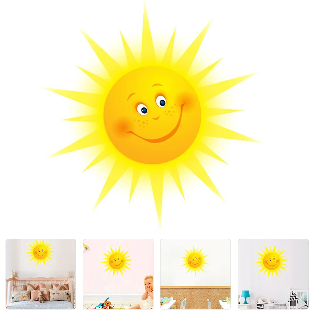 

1pc Wall Sticker Lovely Fine Good Background Wall Sticker Room Wall Sticker PVC Cartoon Wall Decor