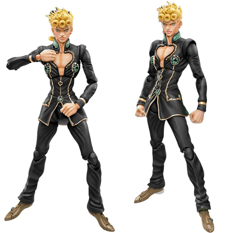 

Фигурка из аниме «Медико», супер экшн-фигурка Джоджо невероятные приключения, фигурка дня Джованны, модель с орнаментом, периферийная игруш...