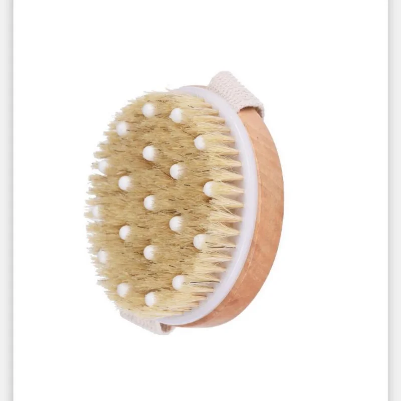

New Style Hot Dry Skin Body Soft natural bristle the SPA the Brush Wooden Bath Shower Bristle Brush SPA Body Brush without Handl
