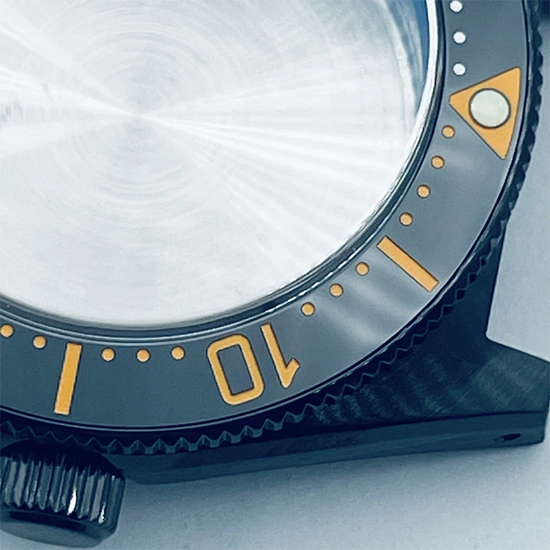 Watch Modify Parts 40mm Stainless Steel/Black PVD Coated 62MAS SPB143J1/253J1 Case Sapphire Glass Fit NH35/36 Automatic Movement