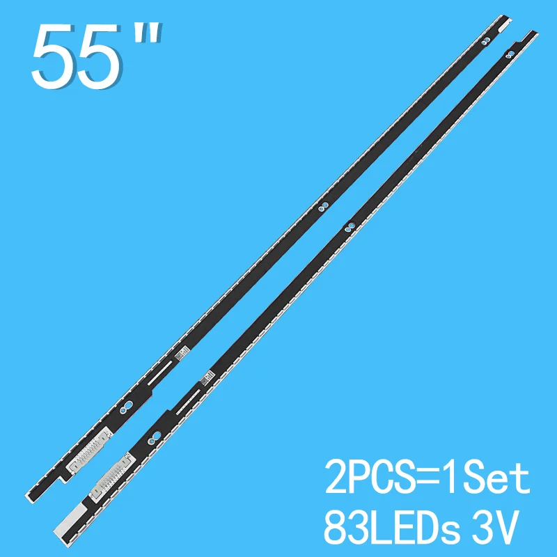 Светодиодная лента 683 мм, 2 шт., 83 лампы для 55 дюймов, 2013SVS55, 7032SNB, 3D BN96-25448A, UE55F7000, UE55F7500