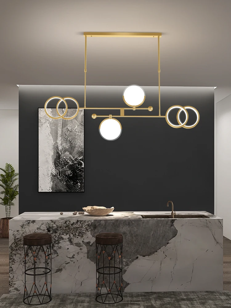 

Living Room Chandelier Starry Sky Modern Minimalist Atmosphere Nordic Bedroom Light Luxury Style 220V Dining Room Lamp