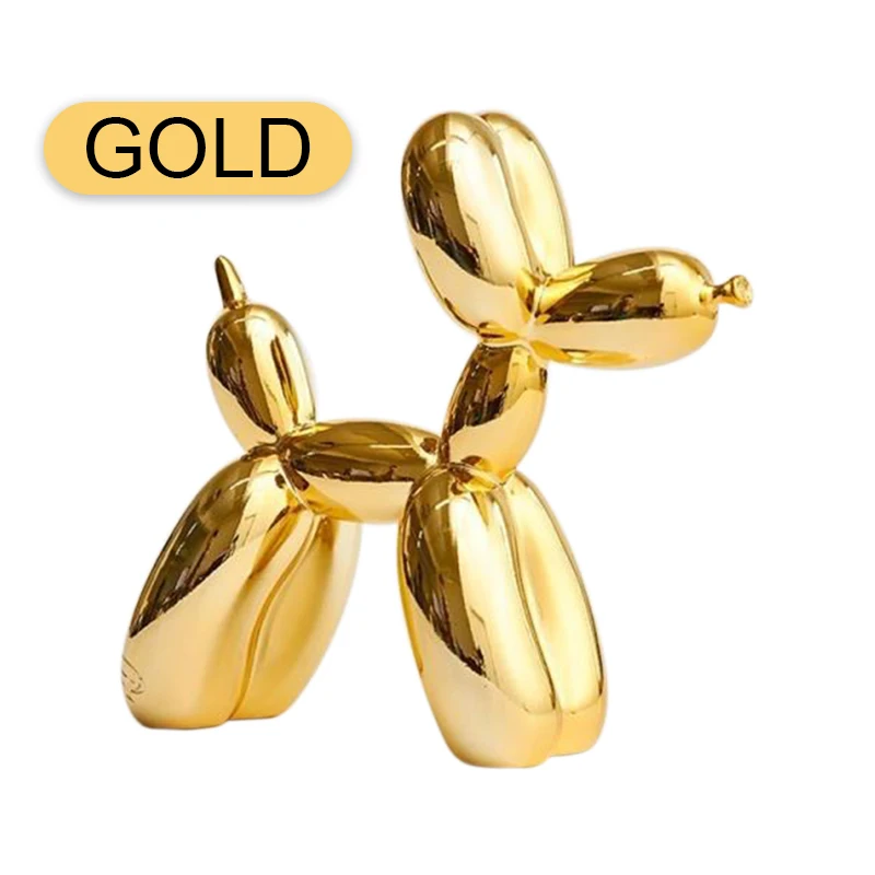 

Resin Dog Ornament Balloon Dog Crafts Sculpture Statue Gifts Fashion Cake Home Decoration Party Dessert Desktop Decoration