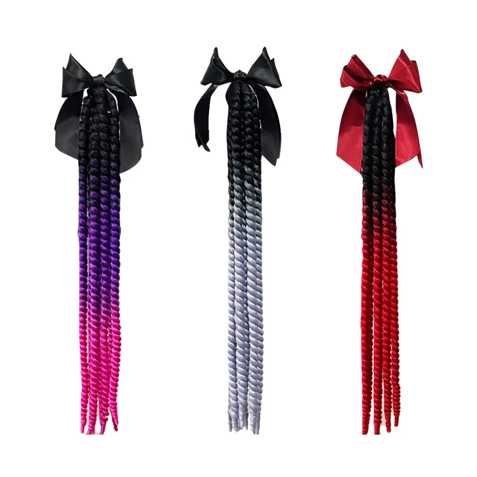 

Helmet Pigtails Ponytail Braid Decoration Hair Decoration Punk Female