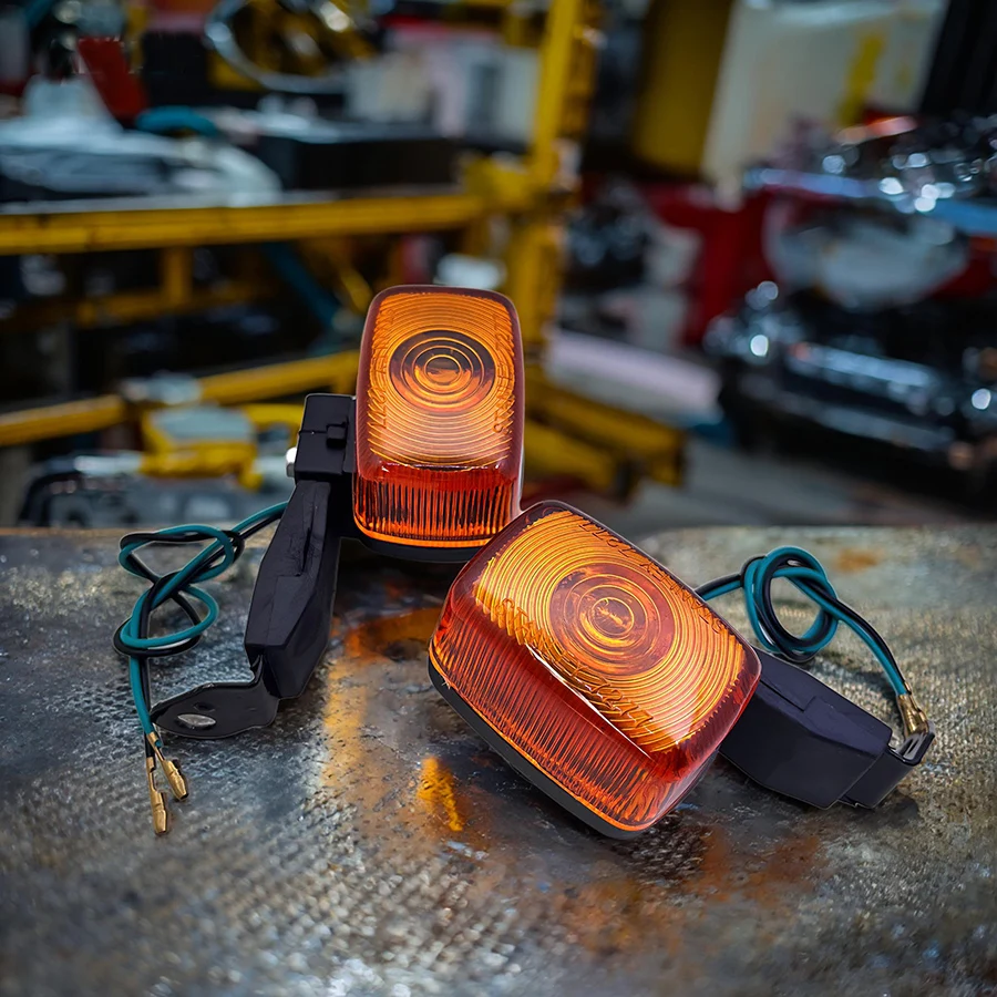 

Yecnecty 1 пара поворотников для мотоциклов из АБС, индикатор поворота, передняя и задняя фары для Yamaha KLX250 XR250 TTR250 Deer 225 XT225