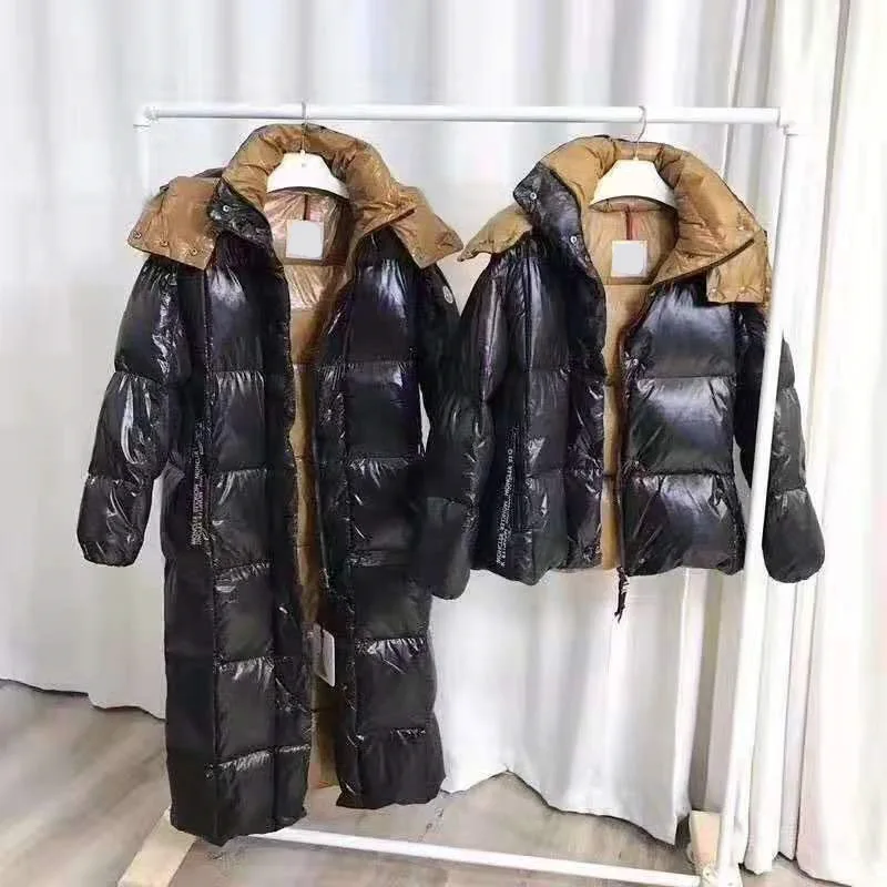 

Winter Women's Long Knee Down Jacket Thickened Fashion Loose Version Bread Jacket