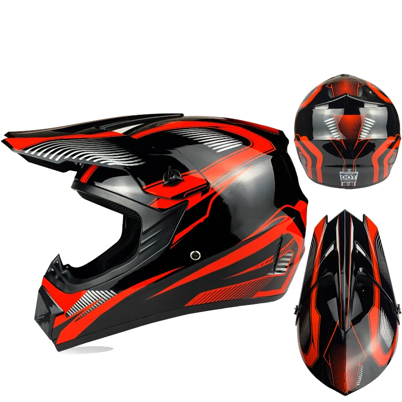 

Motocross helmet lit helmet for motorcycle biker helmet Moto cross helmet Capacete de moto casco moto scooter off-road helmet DO