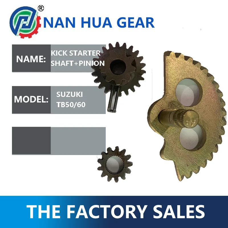 

Motorcycle kick start shaft + pinion for SUZUKI TB50/60 D1E41QMB