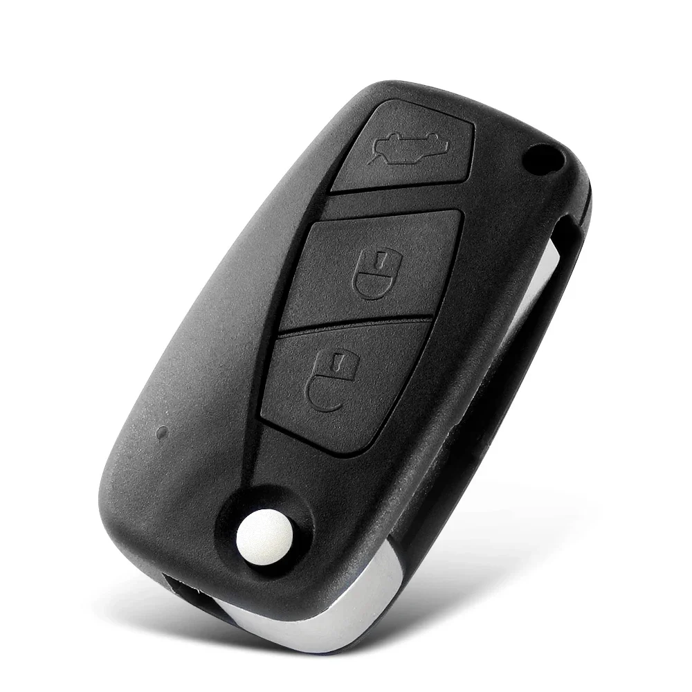 KEYYOU 10 шт. 3 кнопки для FIAT Punto Ducato Stilo Panda Flip складной чехол автомобильного ключа с
