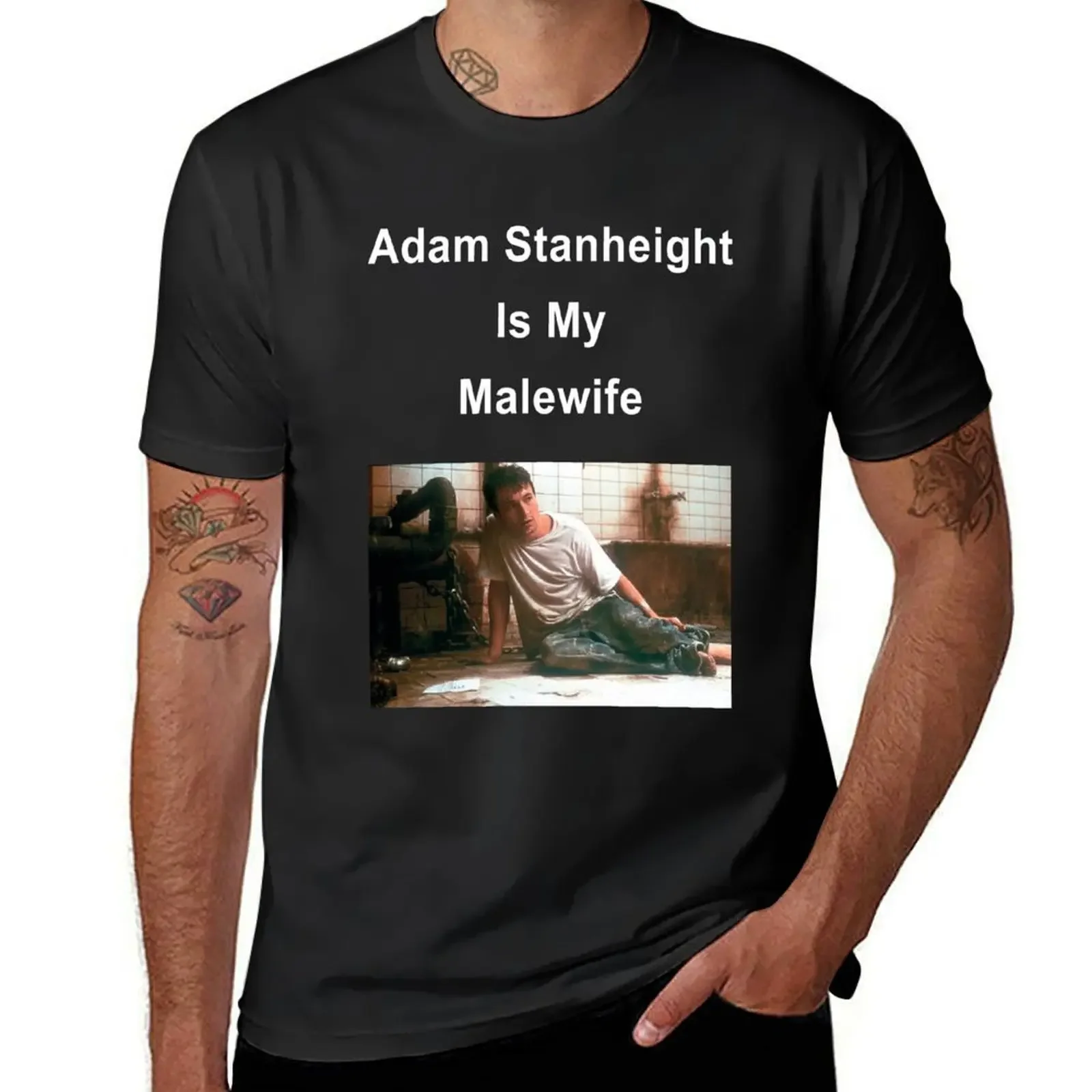 Мужская футболка с надписью Adam Stanheight