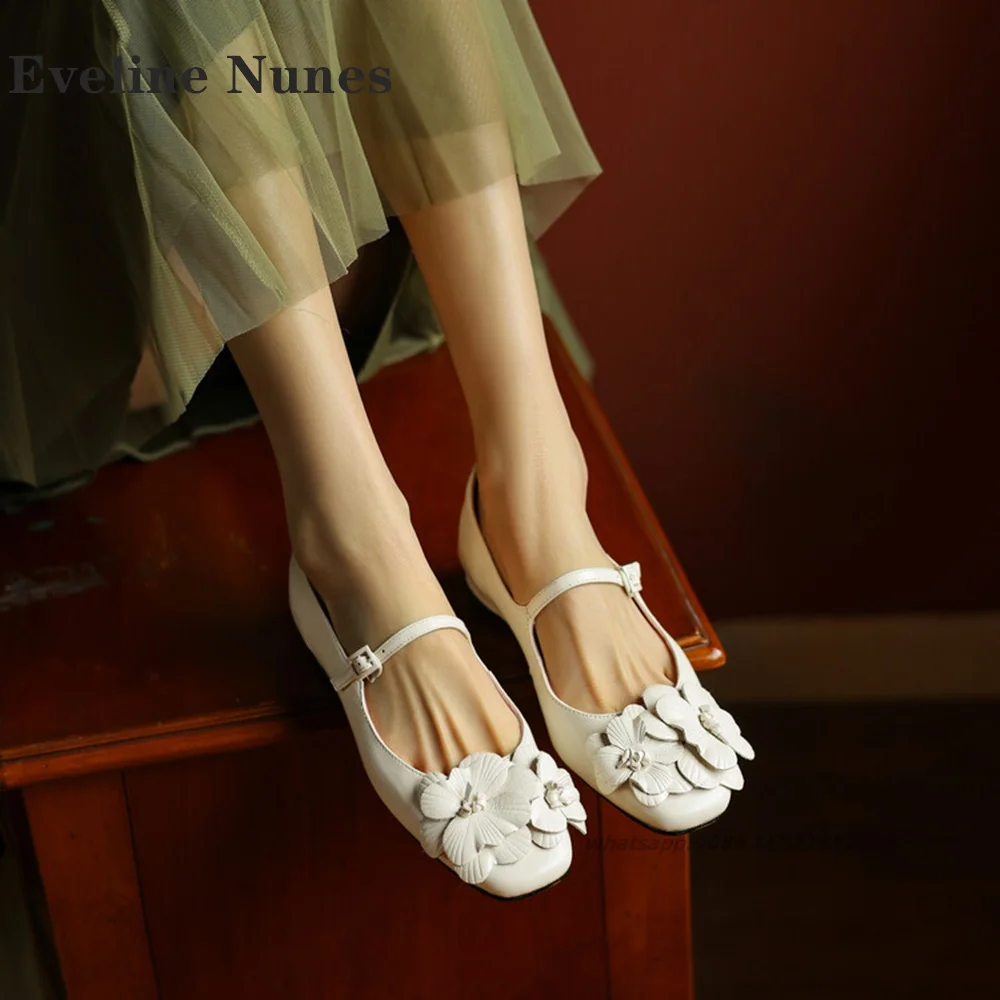 Туфли-лодочки женские с квадратным носком и ремешком на одно слово