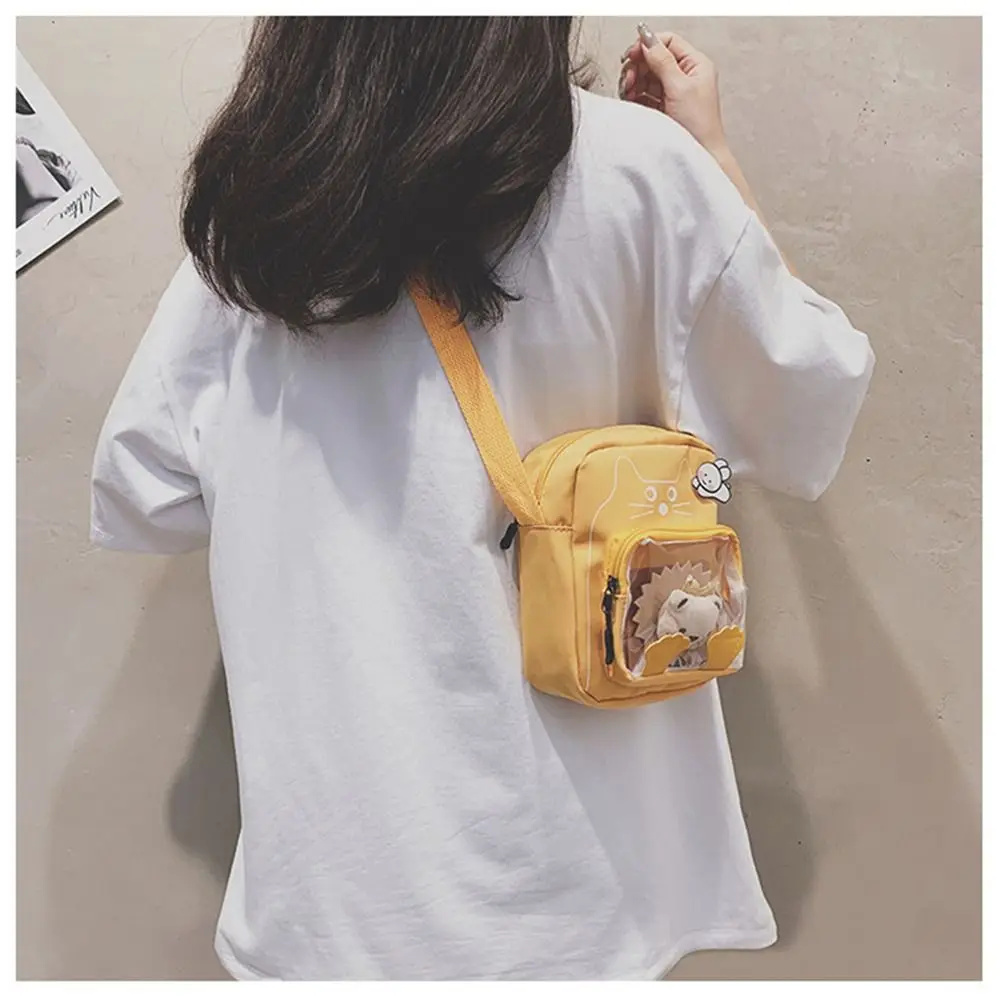 

High-capacity Cute Nylon Shoulder Bag Female Fashion Cross Body Bags Ladies Cute Cartoon Tote Handbags for Women