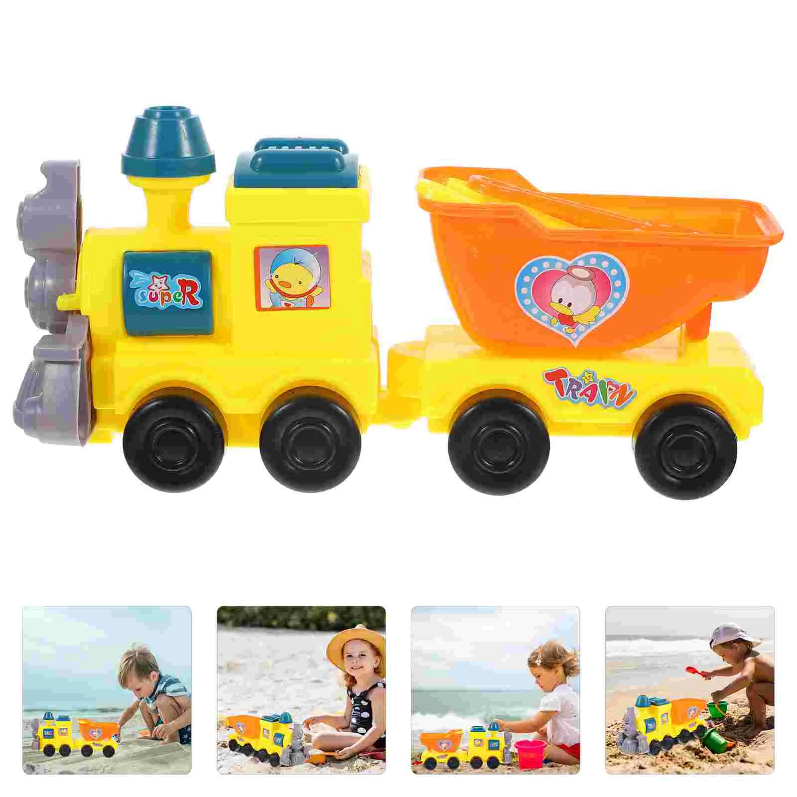 

Toys Beach Train Shovels Sand Mold Summer Kids Building Plastic Water Playing Toddler