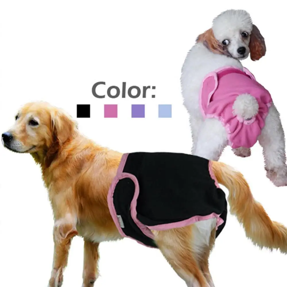 

Sanitary Diaper Female Dog Menstruation Dog Shorts Washable Pets Dog Physiological Pants Soft Cotton Physiological Pants Dogs