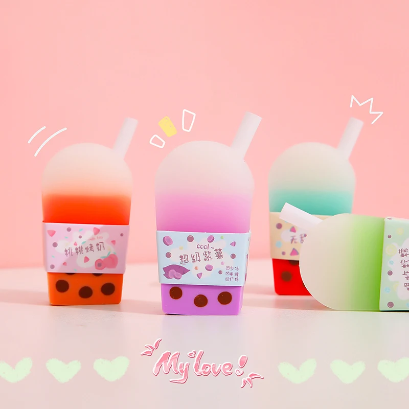 

1PC Kawaii Erasers Good Quality Rubber Eraser for School Office supplies Kids Gift