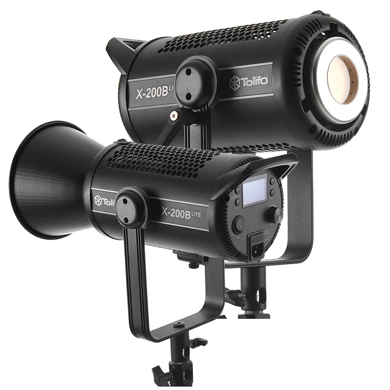 

TOLIFO X-200b lite Photography Light 2700-6500K Bi-Color Led Cob Continuous Bowens Led Video Light For Photo Studio Film TV