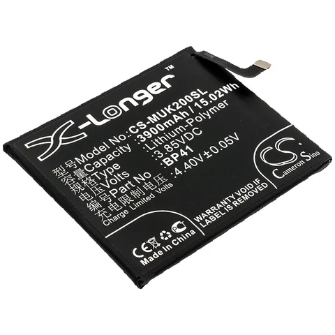Литий-полимерный аккумулятор CS BP41 3,85 В/3900 мАч для Xiaomi Redmi K20, Mi 9T, M1903F10G, MZB7757IN, MZB7758IN, MZB7759IN, MZB7754IN