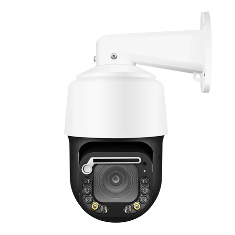HD 20-кратный оптический зум 8MP 4K POE Уличная PTZ IP-купольная камера со стеклоочистителем Прожекторы для отслеживания человека Цвет ночного видения Двустороннее аудио