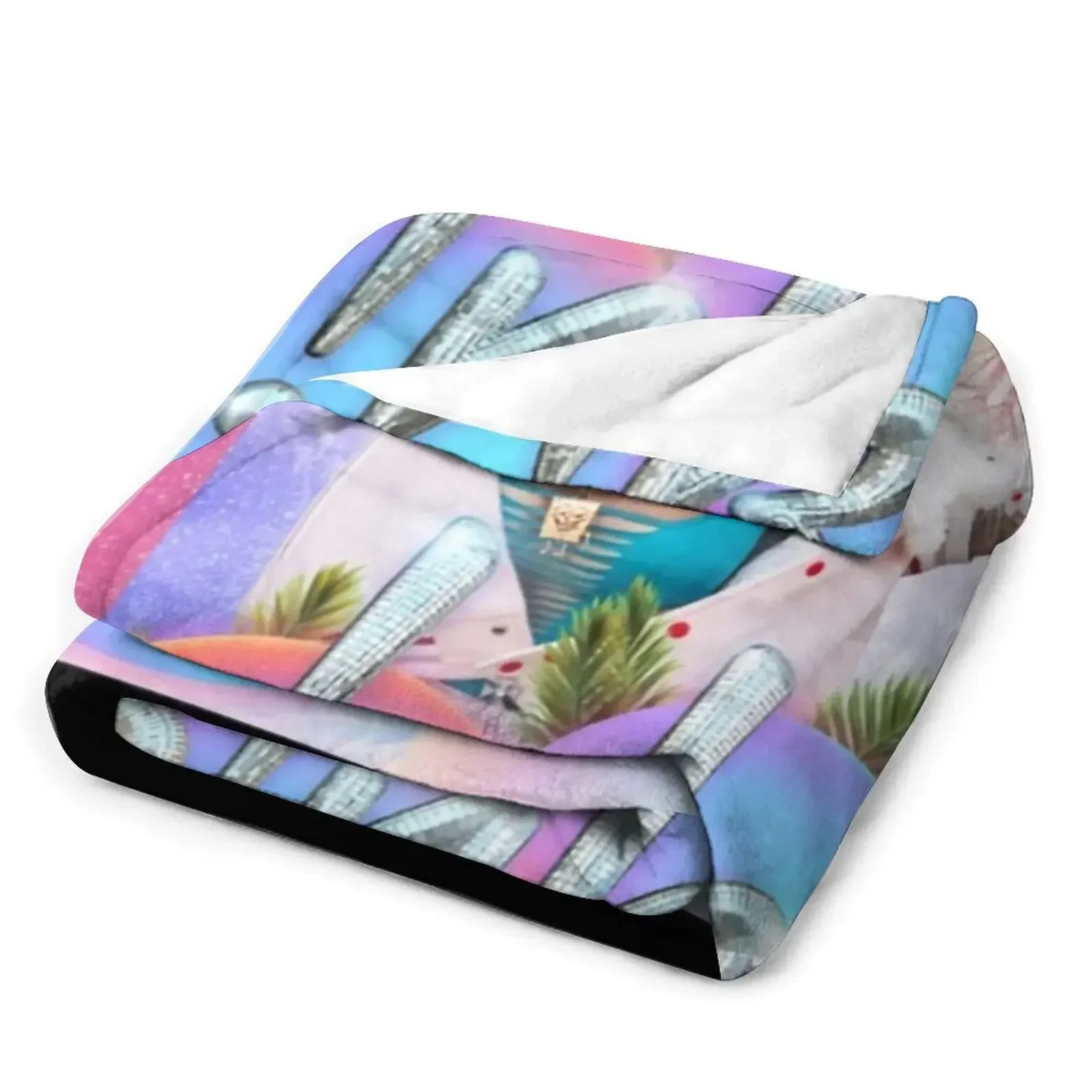 Розовый летний тур 2023 классическая футболка одеяло мягкие клетчатые одеяла