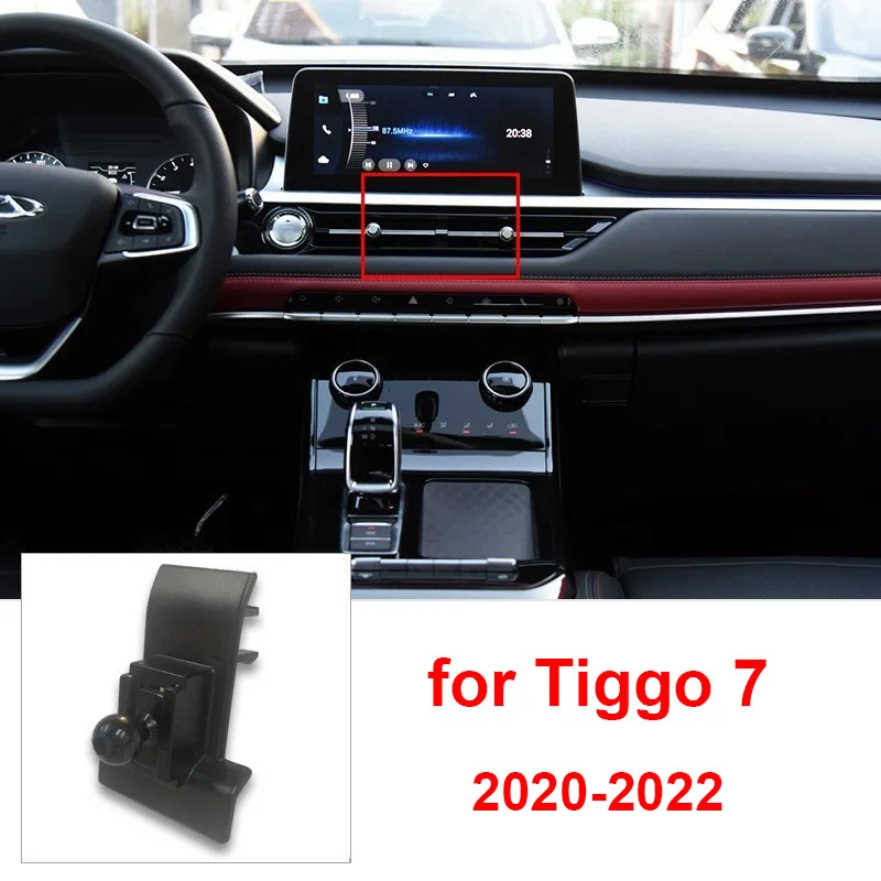 

Для Chery Tiggo 8 7 5X E 2024 2023 2022 2021 2020 Беспроводное зарядное устройство Подставка Автомобильный держатель телефона 10,25 дюйма Кронштейн для экрана GPS-навигации