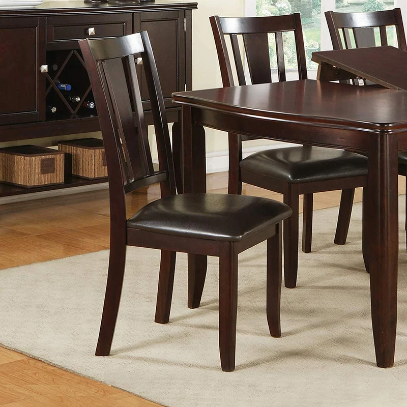 

Простые современные боковые стулья, коричневое кресло с подушкой для обеденного стола, уникальный дизайн, мебель для кухни, столовой, кухни, отдыха
