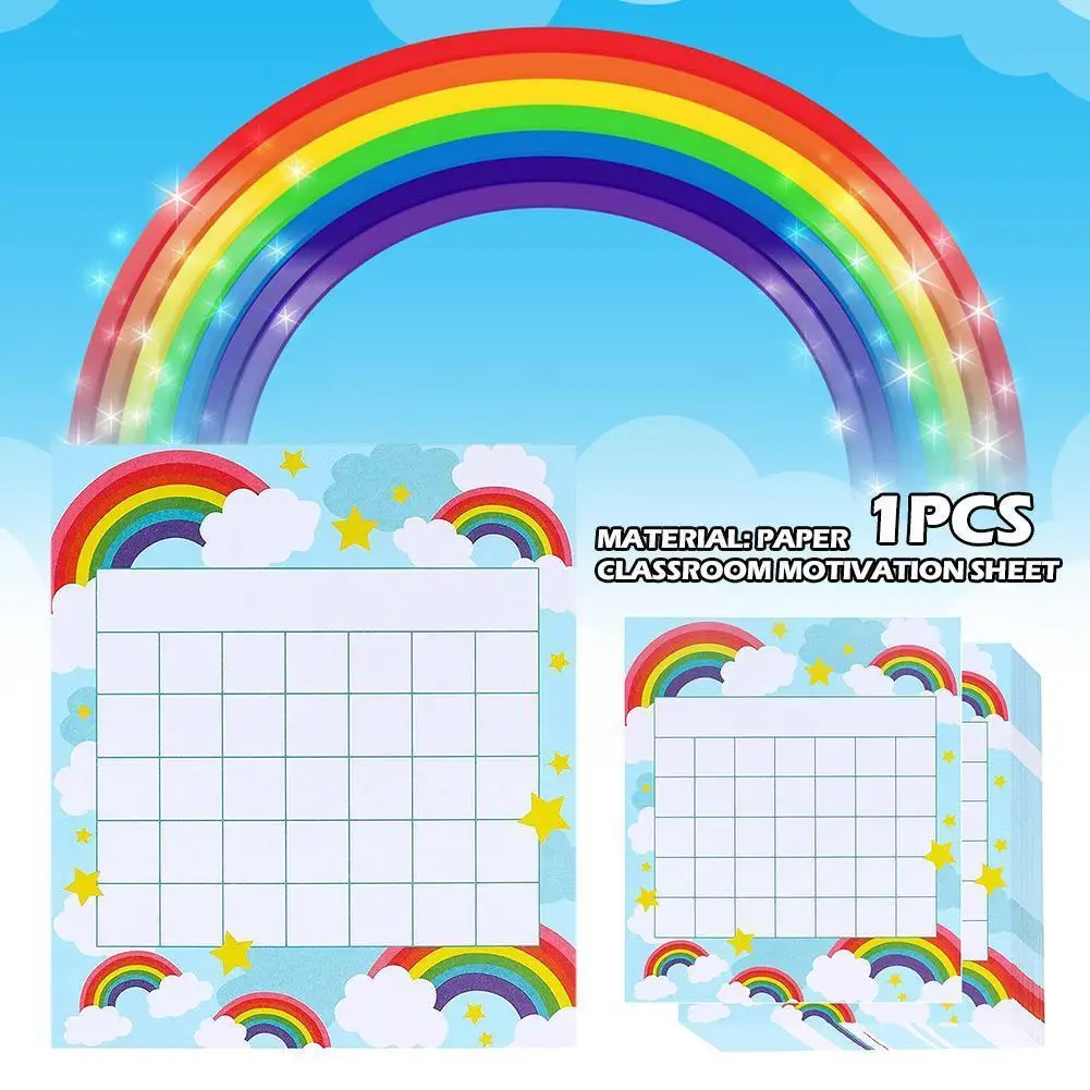 

Rainbow Classroom Incentive Sheet Personalized Multicolor Tag Pencil Stationery Customize Waterproof Sticker Labels Water B R2Z9