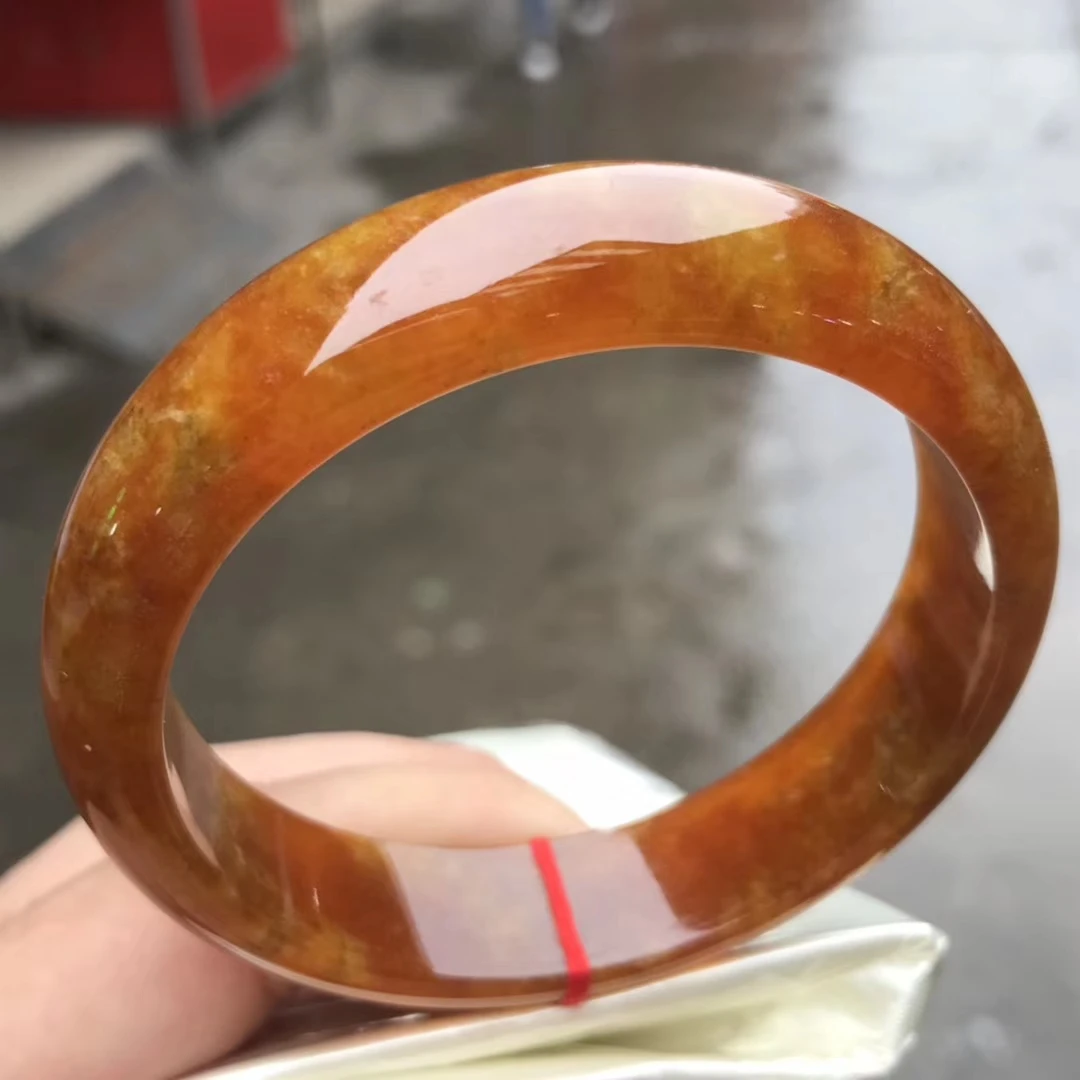 

Отправить сертификат 100% класса А нефритовый янтарский желтый нефритовый браслет для женщин Бирма сертифицированные нефритовые браслеты из нефрита стандартные подарки