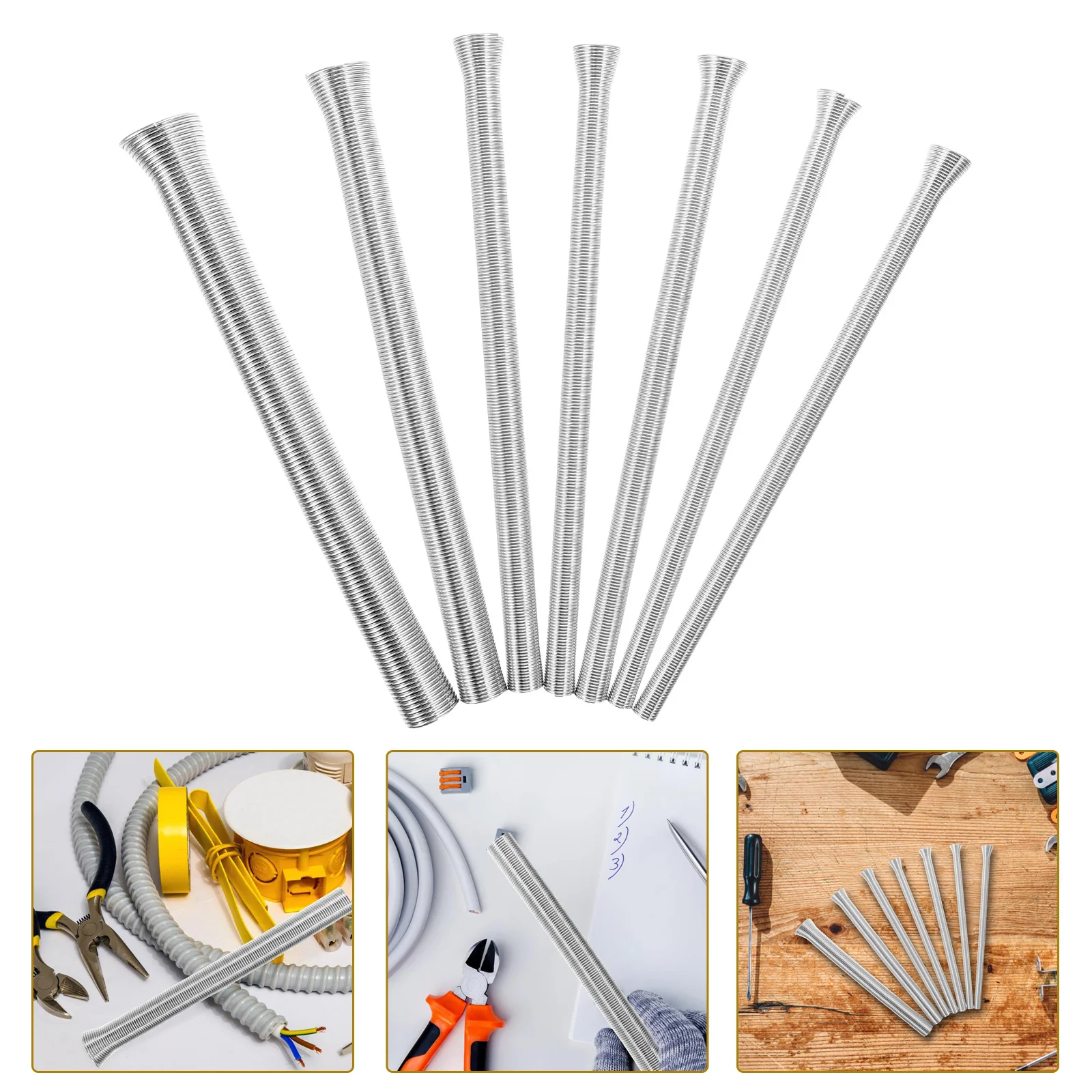 7 шт. пружинные трубы гибкие Пружинные набор труб 1/2 медные 3/8 выхлопные 5 в