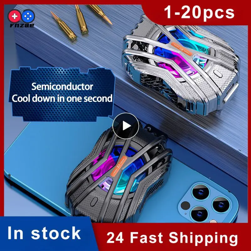 

Mobile Phone Cool Heat Sink Fan Cooling Game Cooler Intelligent Temperature Control Semiconductor Refrigeration Portable