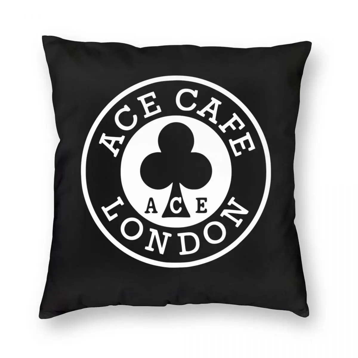 

Наволочка Ace Cafe London квадратная из полиэстера и льна